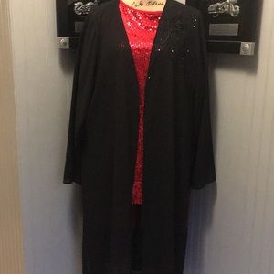 Montee Collection Sheer Long Jacket